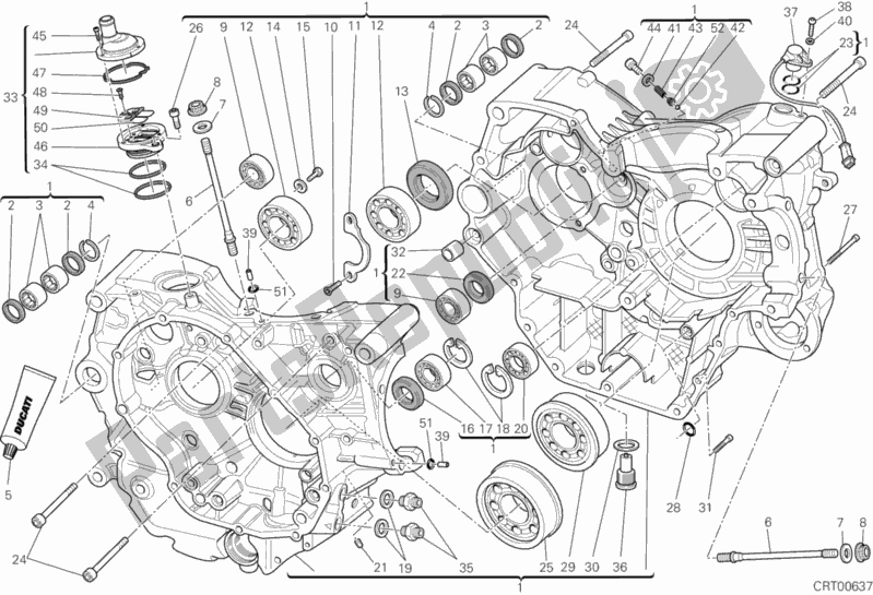 Tutte le parti per il Carter del Ducati Monster 795 Thailand 2014